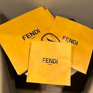 Fendi shopping bags